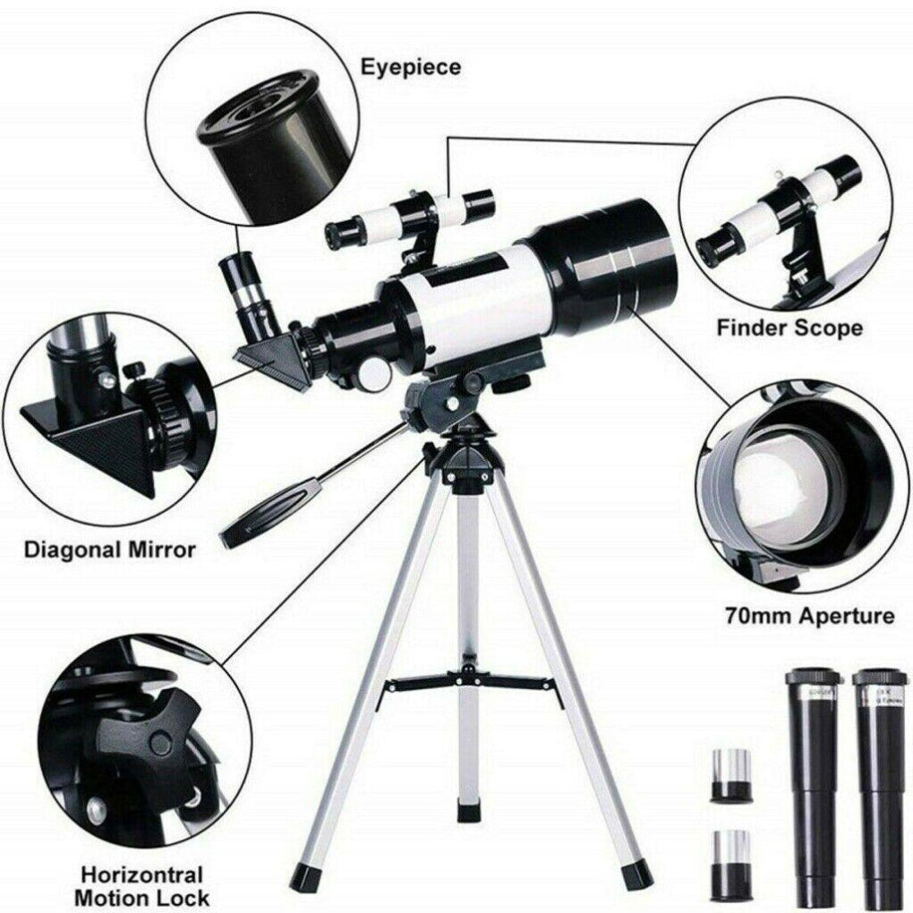 300/70mm Telescope with Tripod and Phone Holder