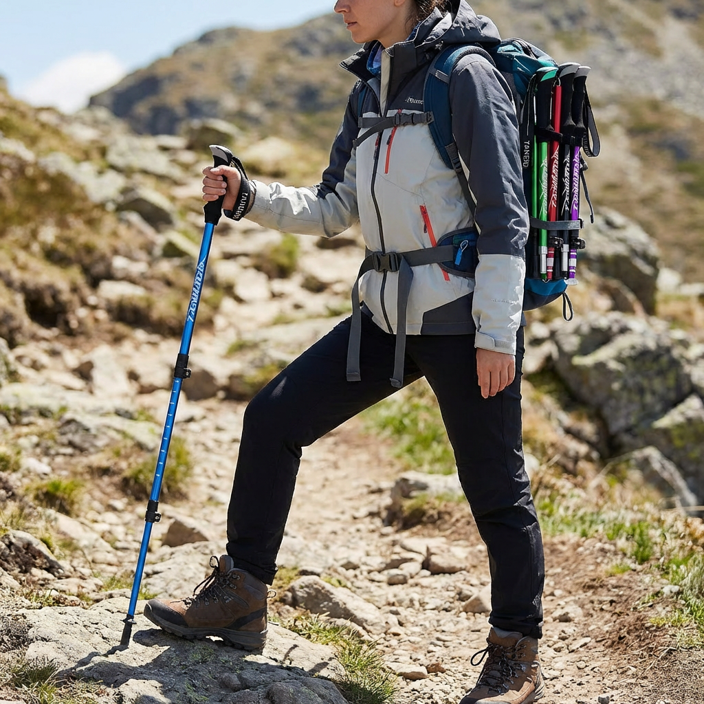 Adjustable Trekking Poles TrailMaster