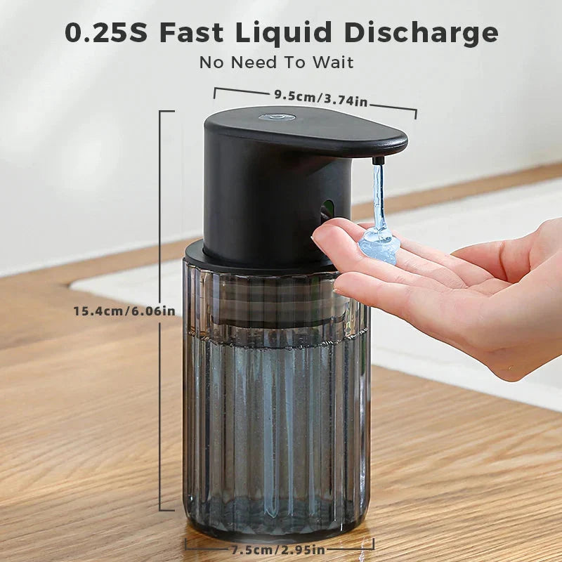 Automatic Soap Dispenser with Touchless Sensor - Rechargeable and Refillable
