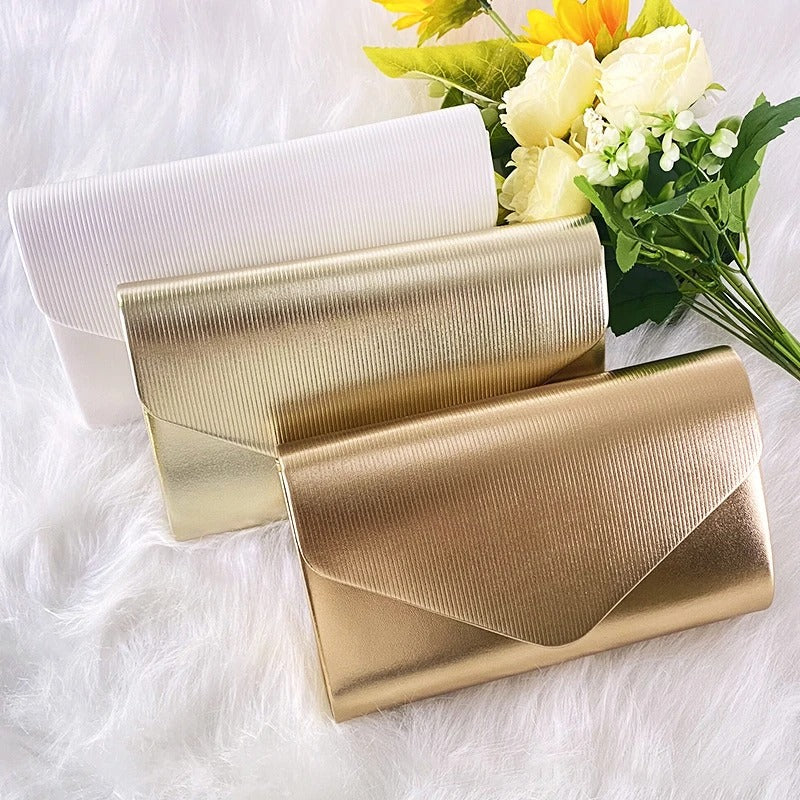 Compact Clutch with Chain Strap