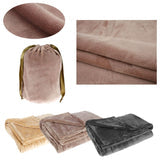 Cordless USB Electric Heated Blanket – Portable Flannel Throw