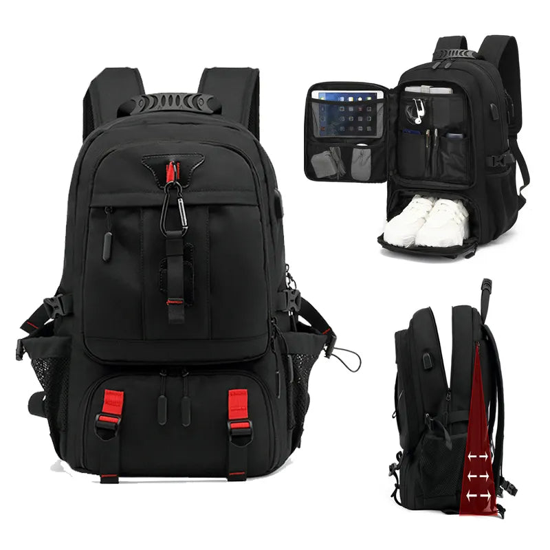 Durable and Spacious Backpack with USB Charging Port