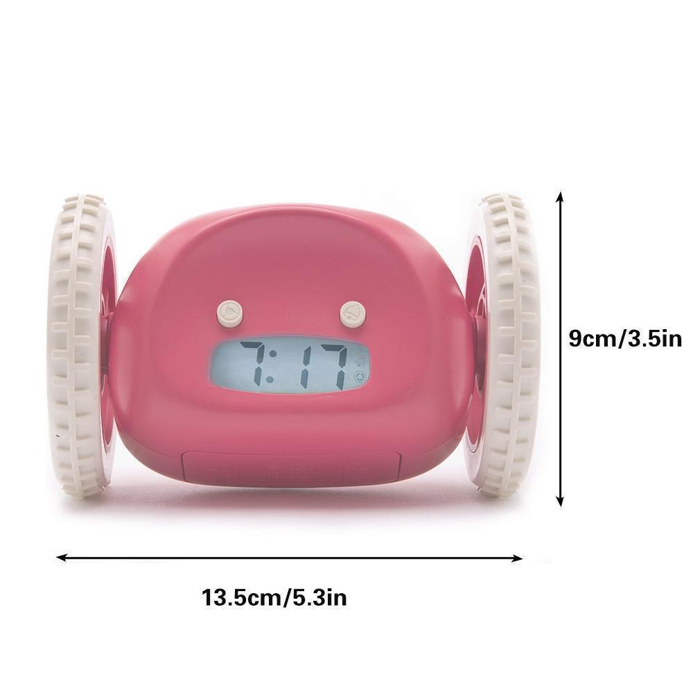 Hide-and-Seek Runaway Alarm Clock