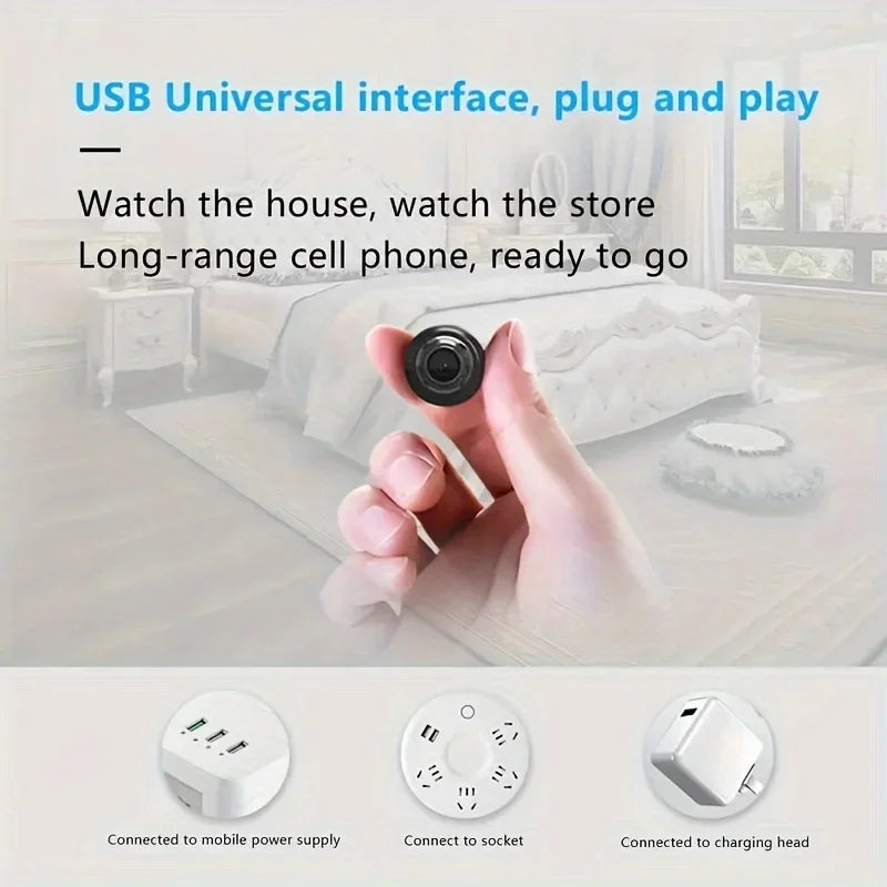 Indoor WiFi Security Camera with Night Vision