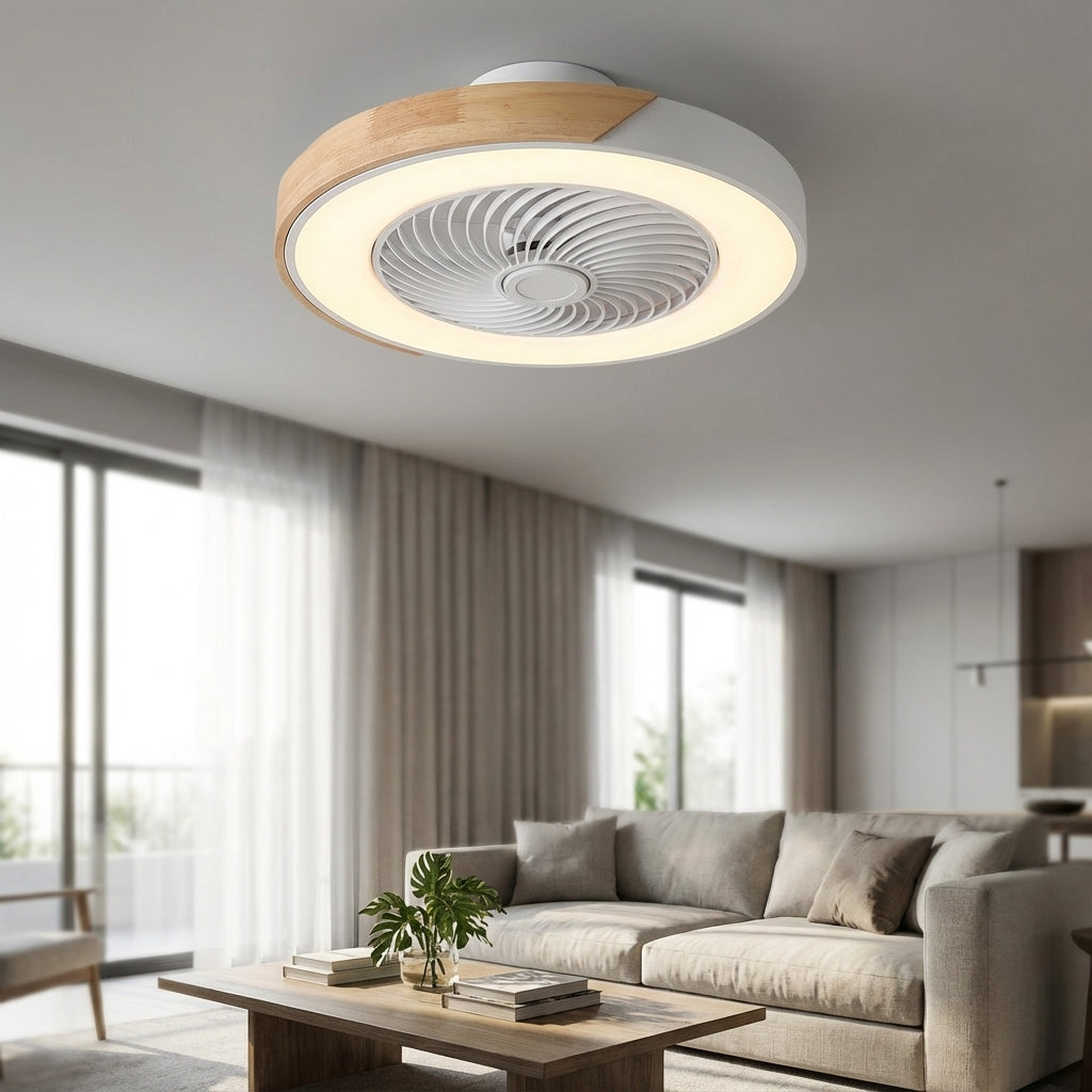 LED Light and Fan Combo Fixture