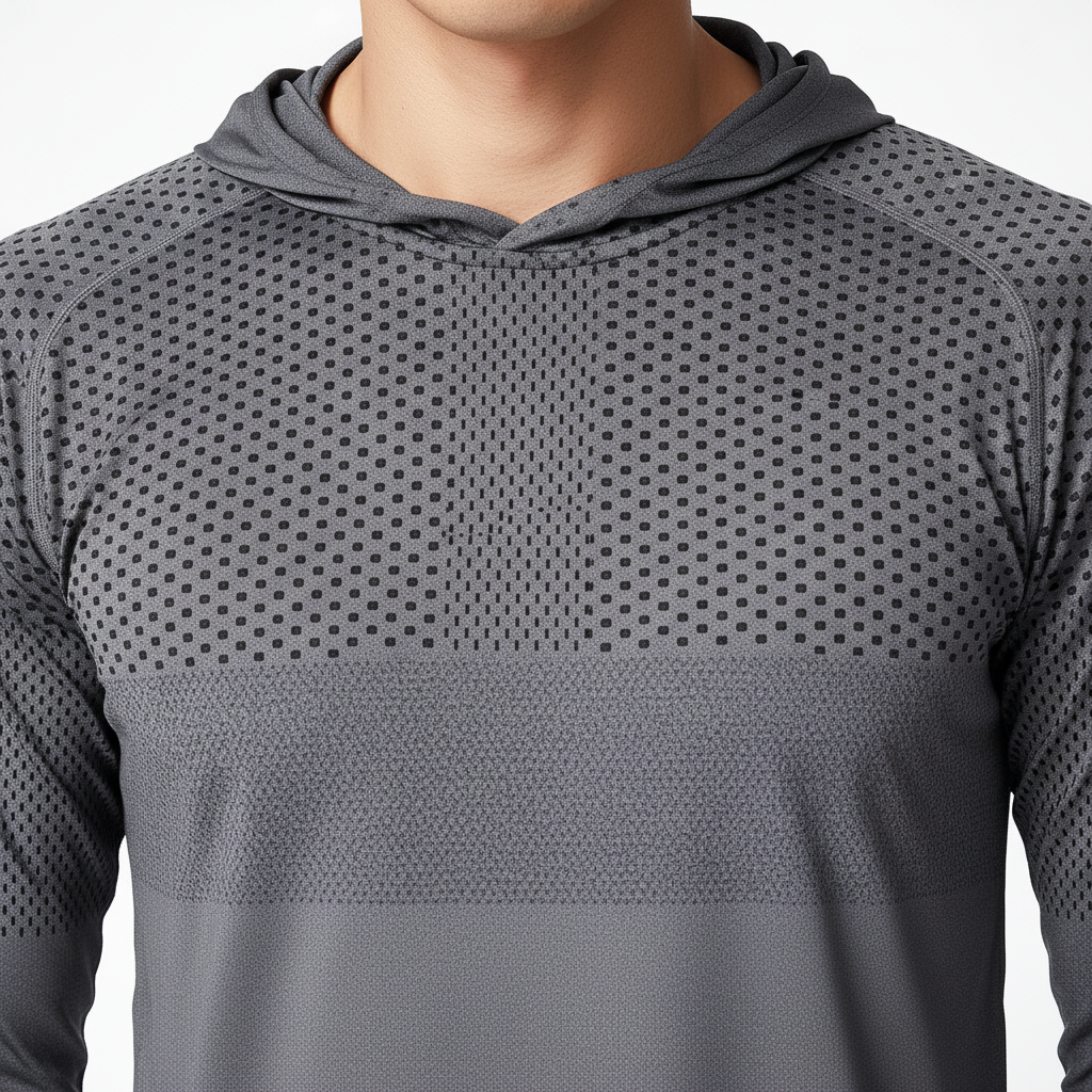 Men's Lightweight Performance Hooded Workout Shirt
