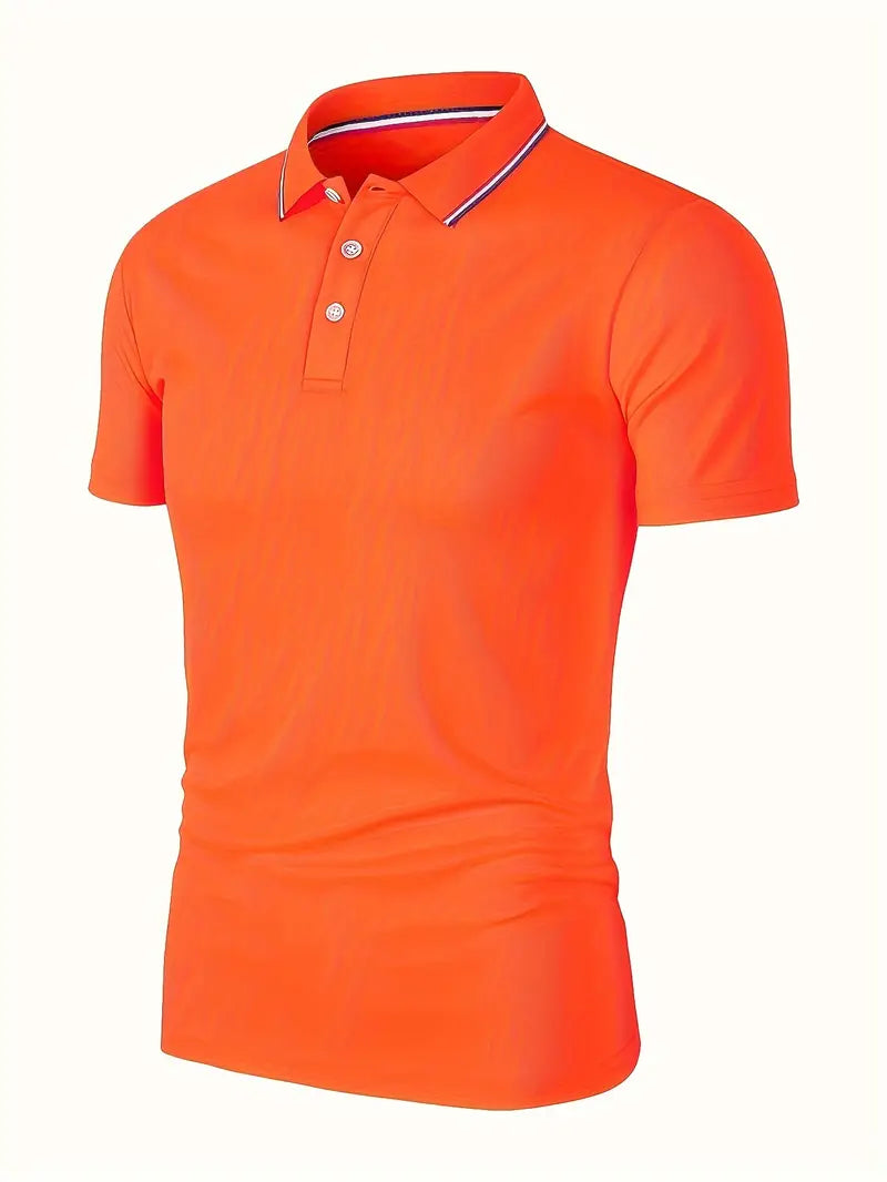 Men's Orange King's Day Polo Shirt | Stylish & Breathable