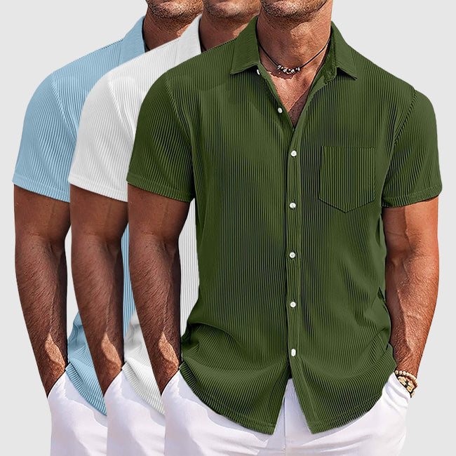 Men's Short-Sleeve Button-Down Shirt