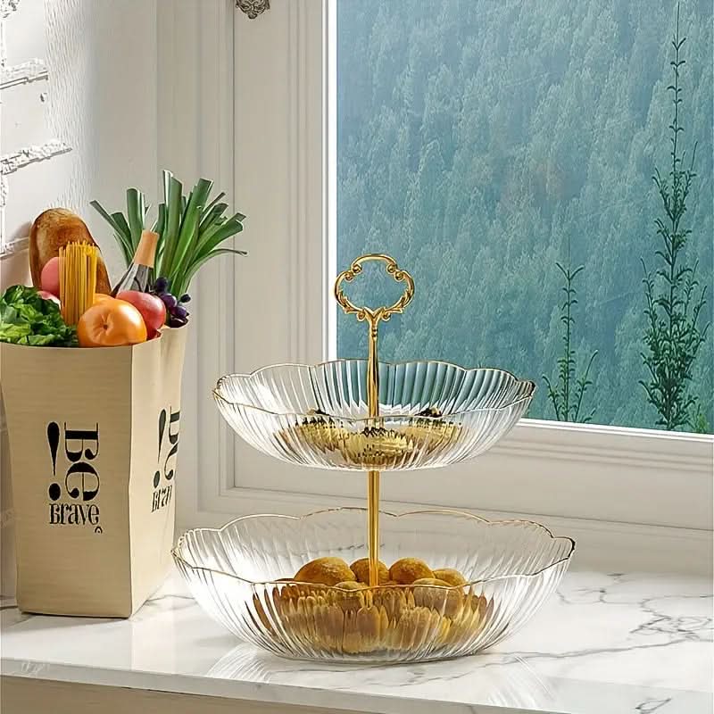 Modern 3-Tier Fruit Bowl Organizer