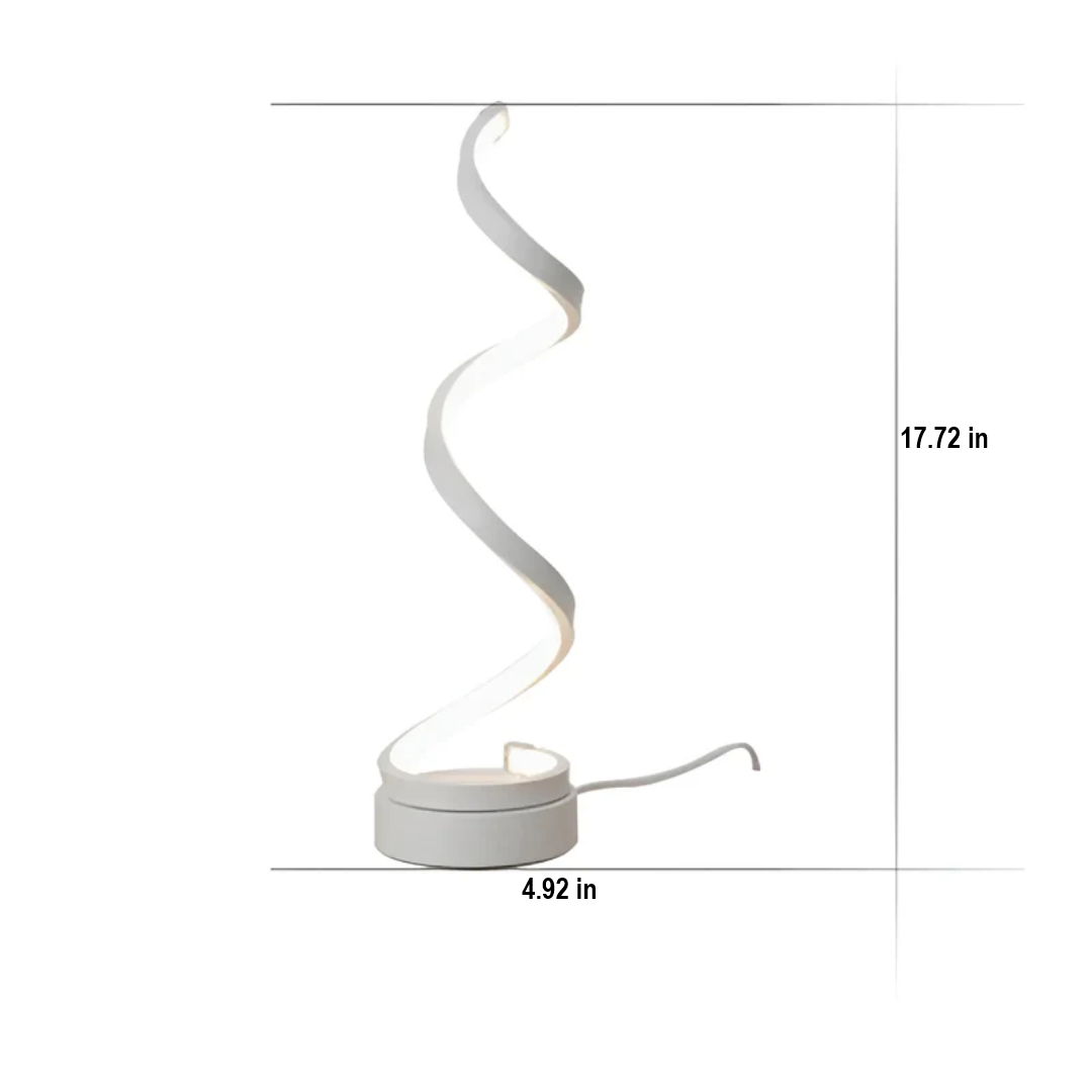Modern Dimmable Spiral Table Lamp