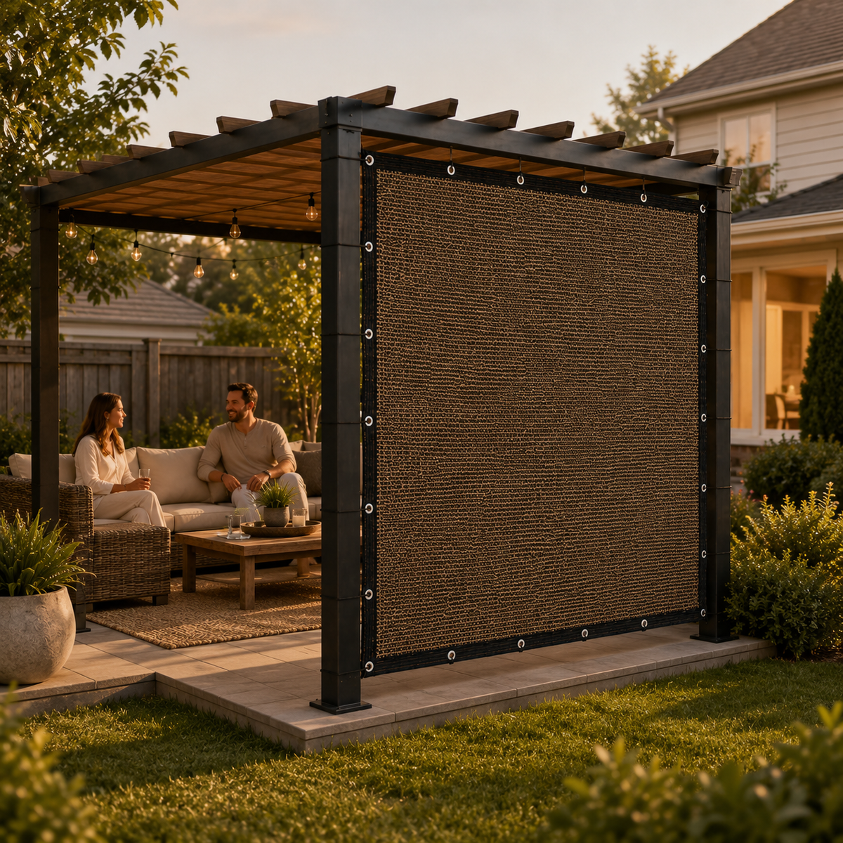 Pergola Side Panel - Gazebo Side Wall Privacy & Sun Screen