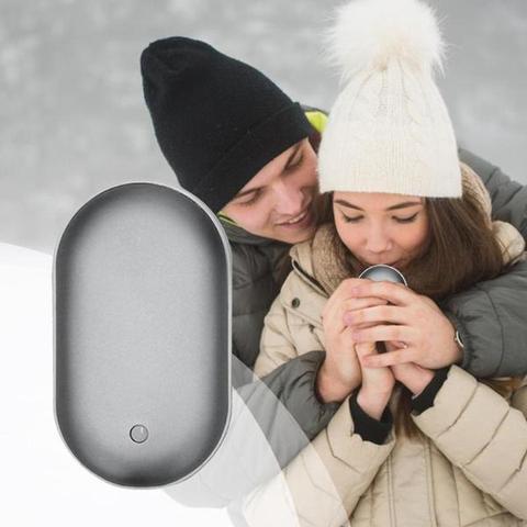 Rechargeable Hand Warmer with Built-In Power Bank