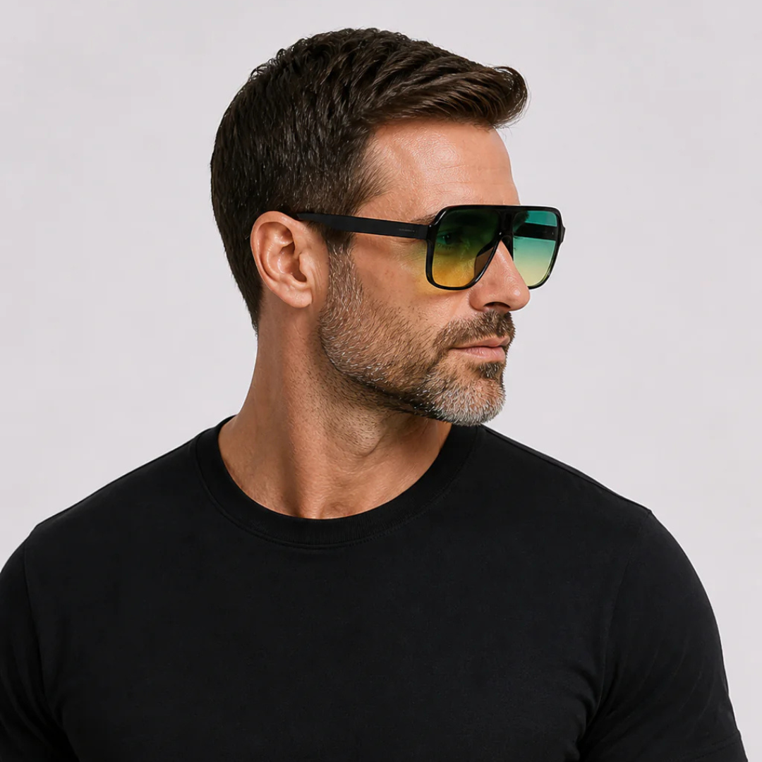 Retro Aviator Sunglasses with UV400 Protection