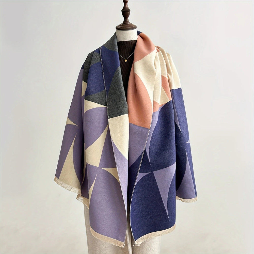Reversible Poncho Shawl