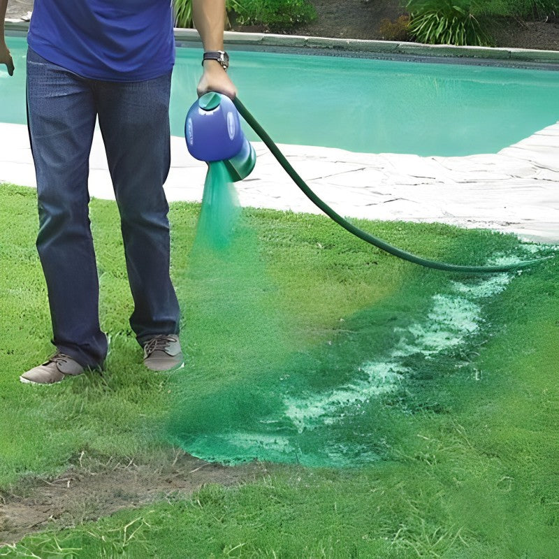 Spray-On Grass Seed for Patchy Lawns and High-Traffic Areas