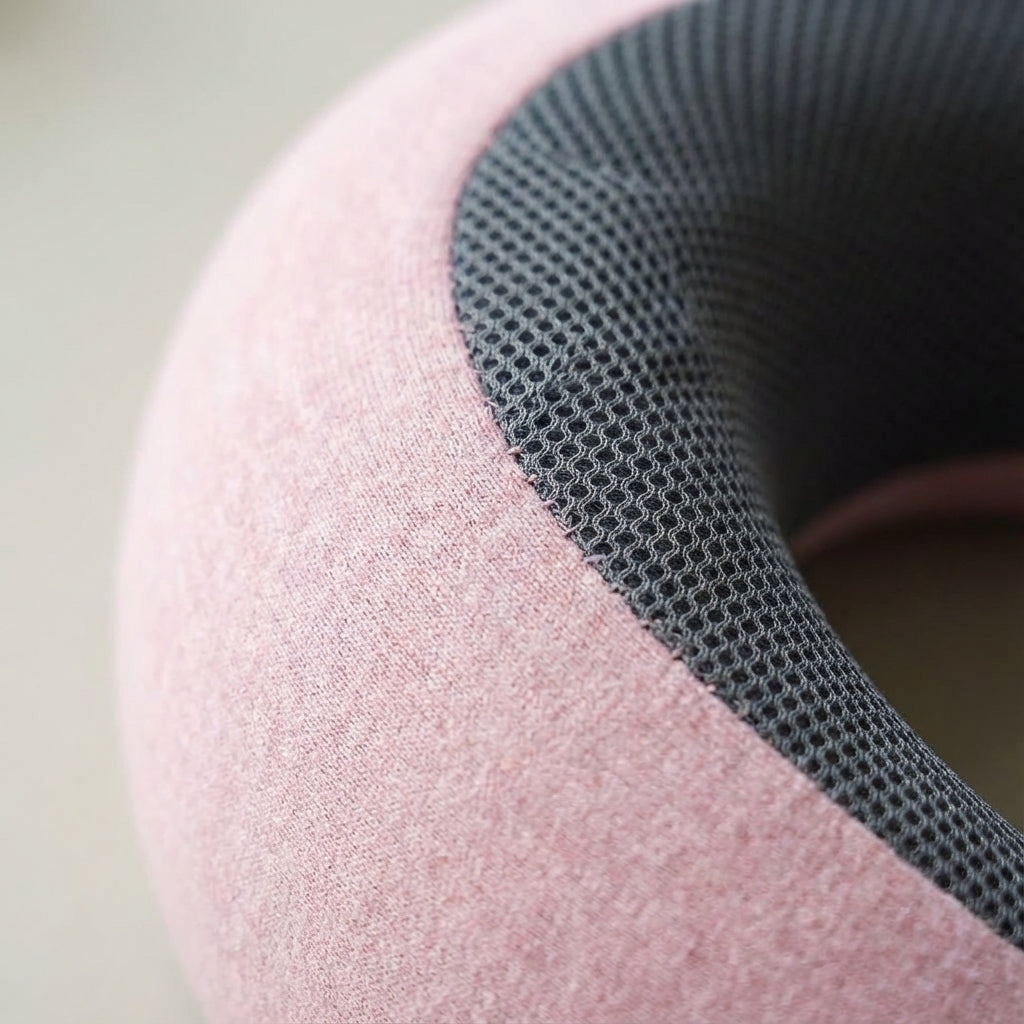 Unisex Memory Foam Travel Neck Pillow with Chin Support