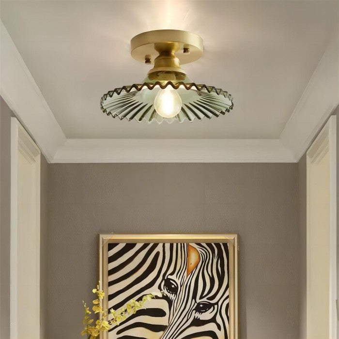 Vintage Floral Ceiling Light
