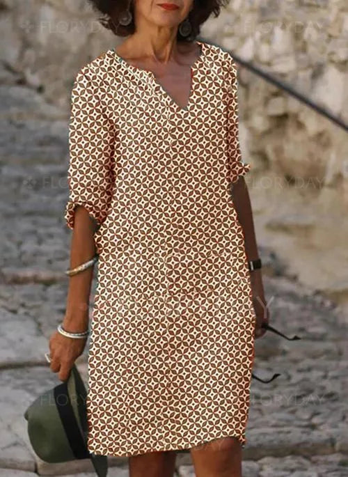 Women's Elegant Midi Dress