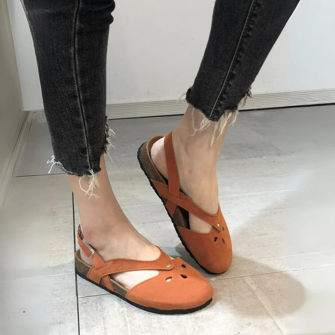 Women's Orthopedic Cross-Strap Slingback Sandals