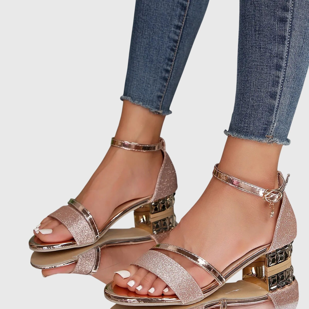 Women's Orthopedic Heeled Sandals for All-Day Comfort