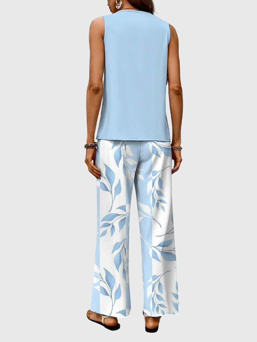 Women's Wide-Leg Pant Set
