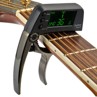 2-in-1 Guitar Capo and Tuner with LCD Screen