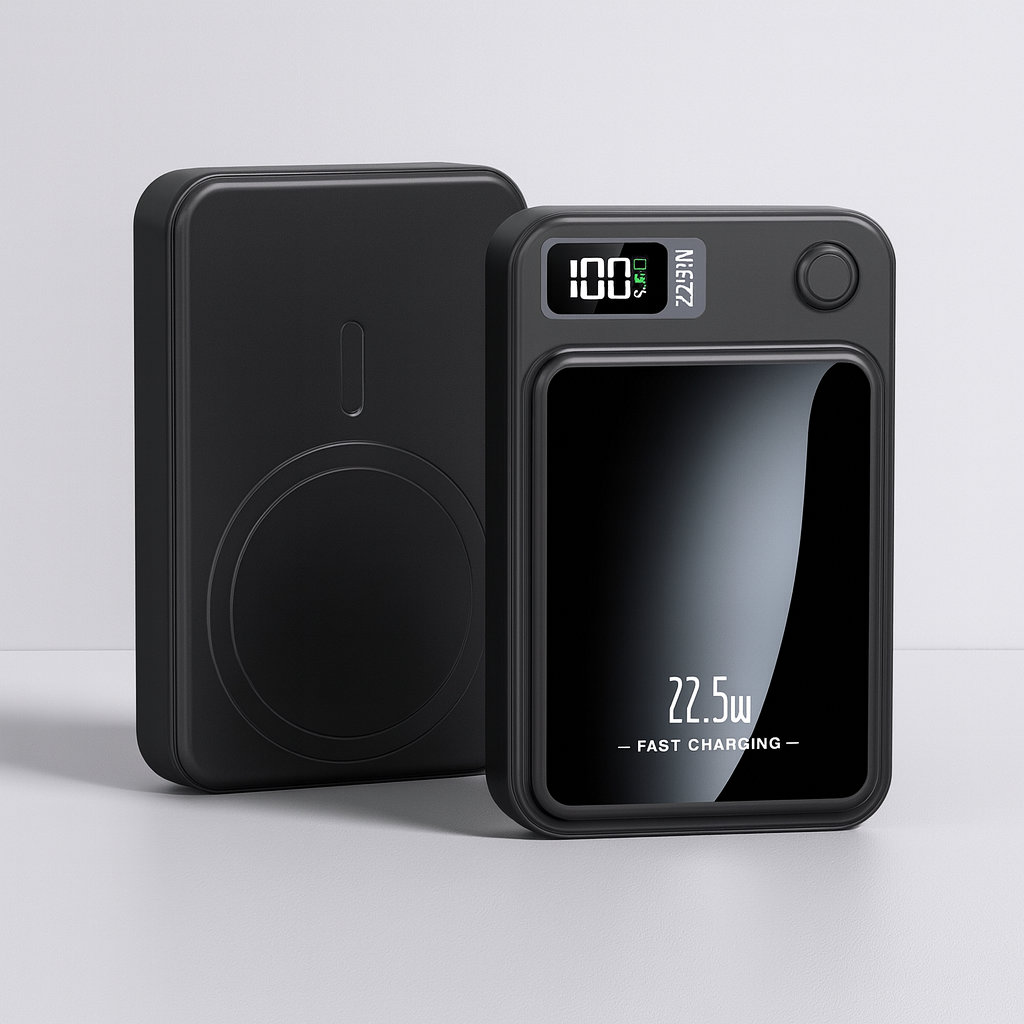 20000mAh Portable Power Bank with 22.5W Fast Charging and Wireless Charging – Slim and Portable