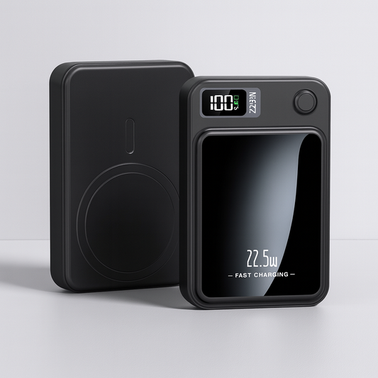 20000mAh Portable Power Bank with 22.5W Fast Charging and Wireless Charging – Slim and Portable