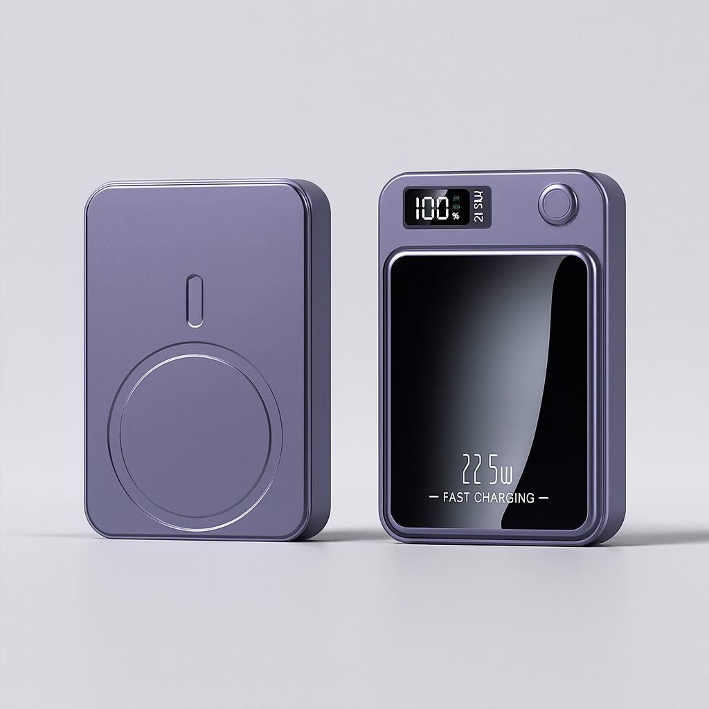 20000mAh Portable Power Bank with 22.5W Fast Charging and Wireless Charging – Slim and Portable