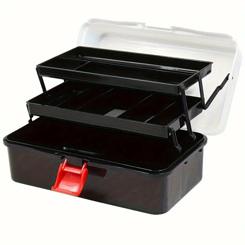 3-Tray Tackle Box with Latch