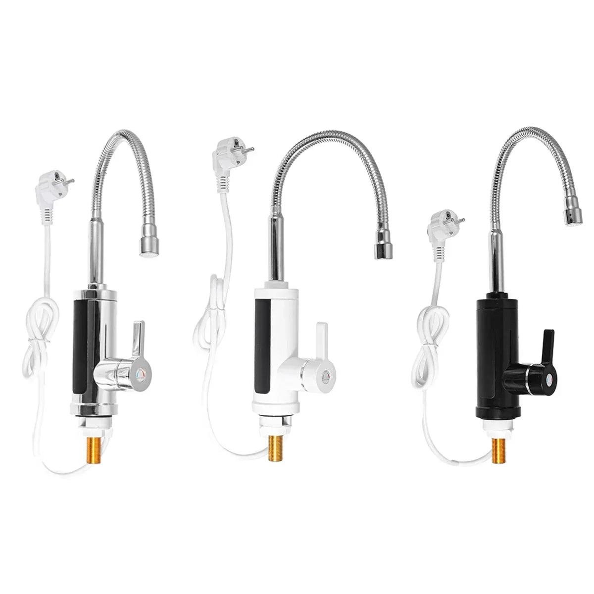 3000W Electric Instant Hot Water Kitchen Faucet Tap
