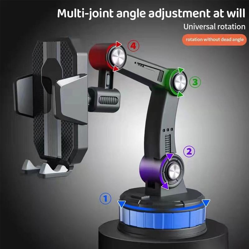360° Rotatable Suction Cup Phone Holder - Strong Grip