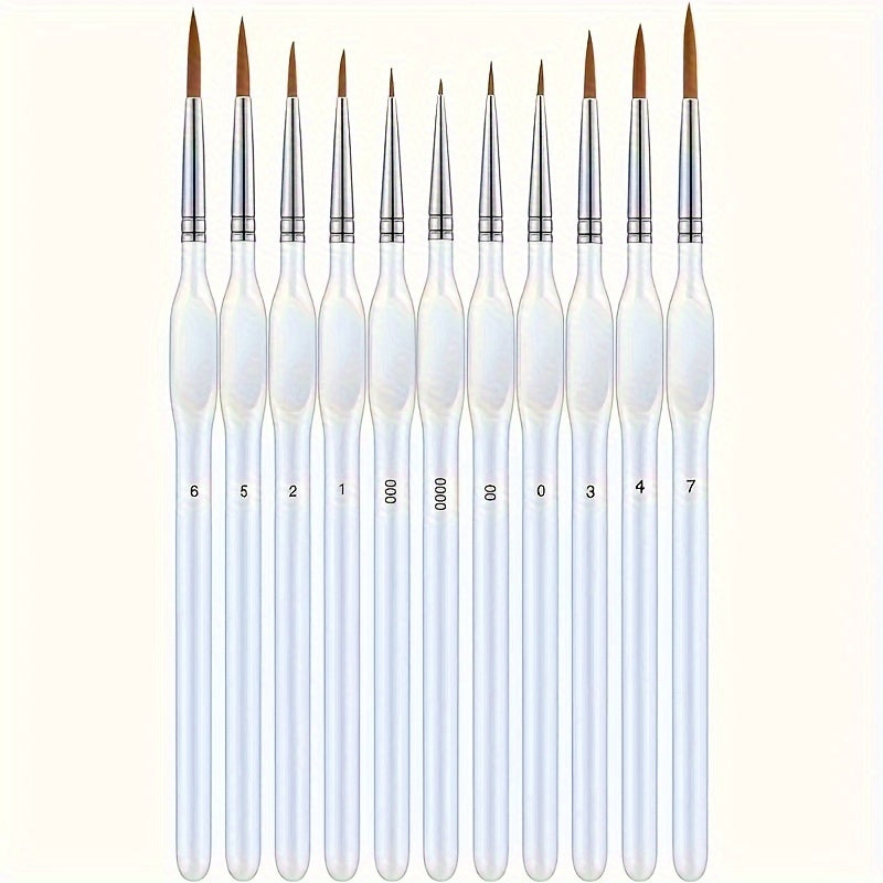 Acrylic Paint Brushes – Professional Paintbrush Set with Detail Brushes for Fine Painting
