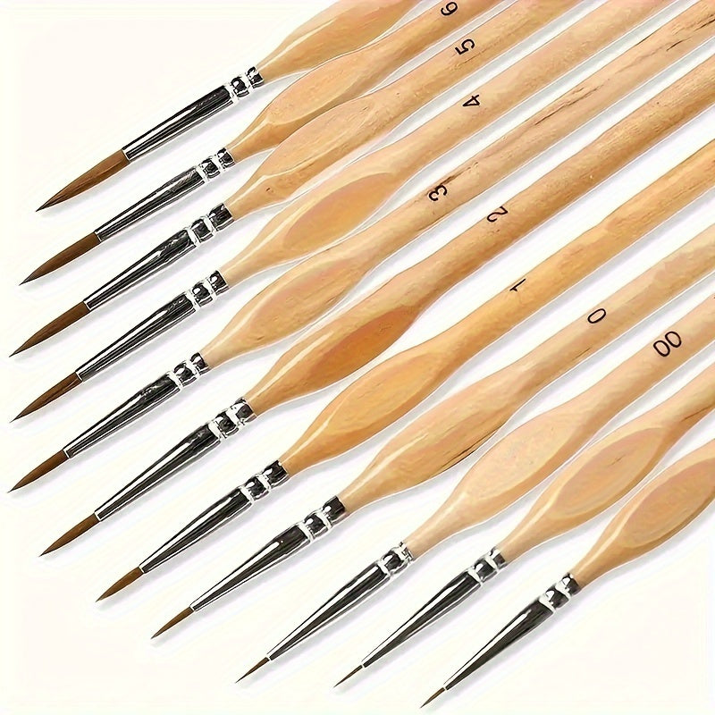 Acrylic Paint Brushes – Professional Paintbrush Set with Detail Brushes for Fine Painting