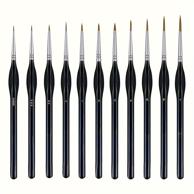 Acrylic Paint Brushes – Professional Paintbrush Set with Detail Brushes for Fine Painting