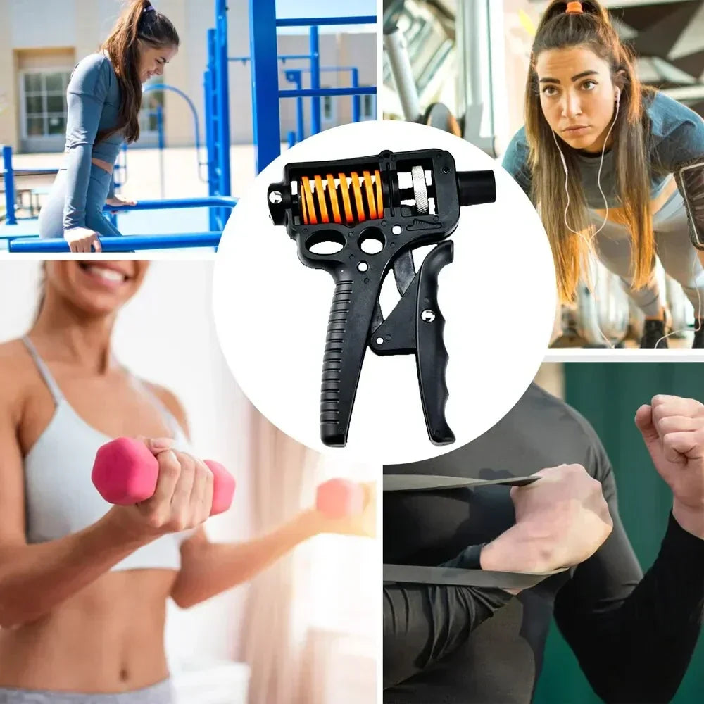 Adjustable 5–165 kg Heavy Grip Strengthener and Finger Expander for Arm, Wrist, and Forearm Training
