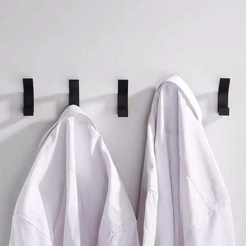 Aluminium Wall Hooks in Black/White - Modern Decorative Coat Hooks