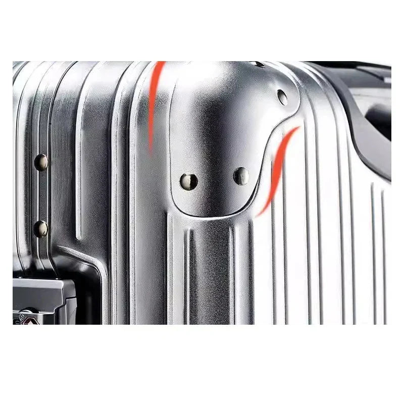 Aluminum-Magnesium Hardshell Suitcase