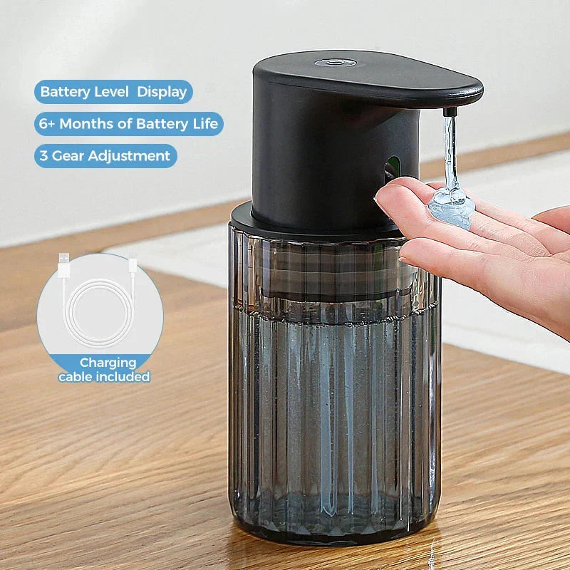 Automatic Soap Dispenser with Touchless Sensor - Rechargeable and Refillable