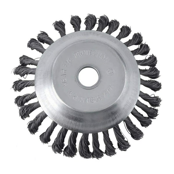 Carbon Steel Weed and Brushcutter Brush with Twisted Carbon Steel Blades