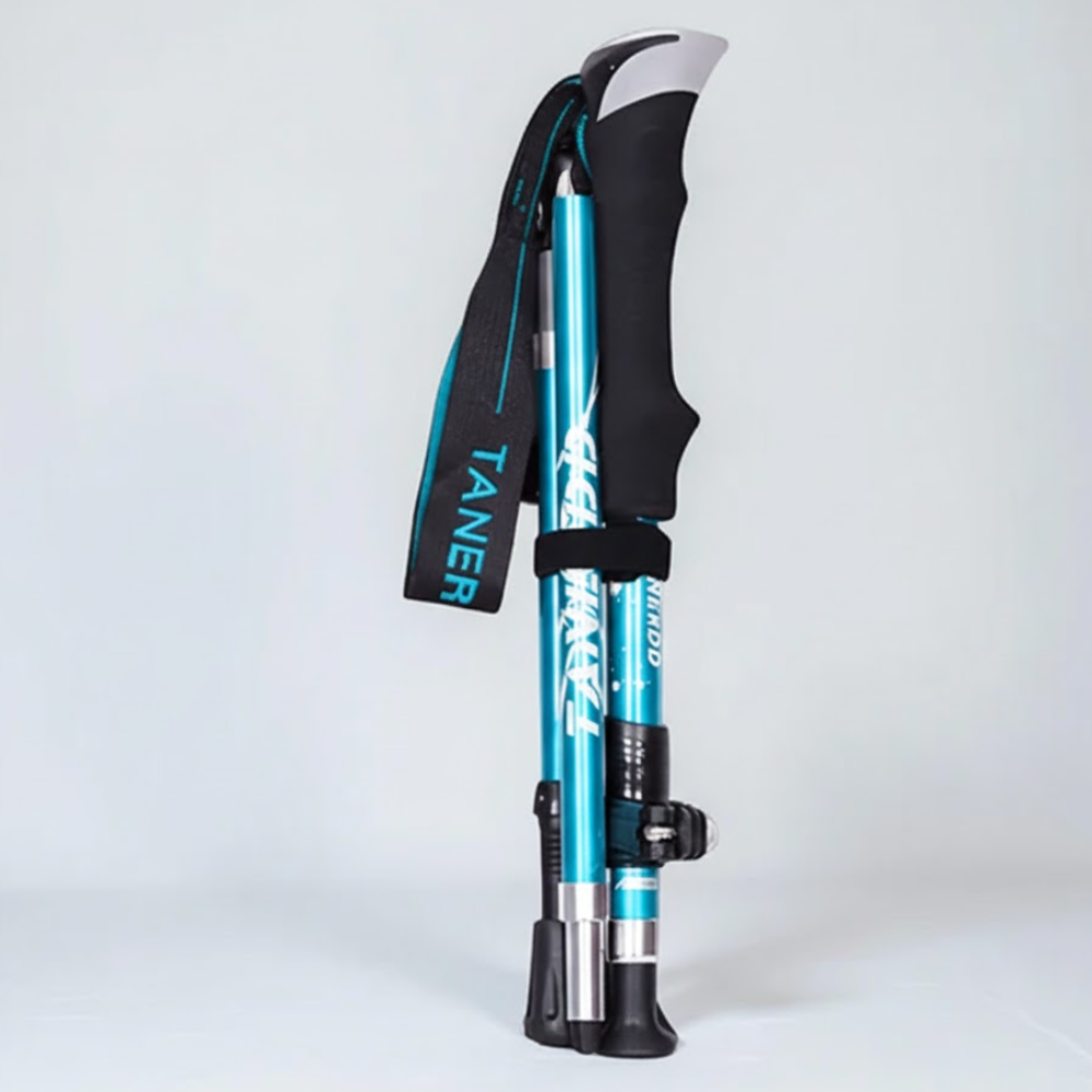 Collapsible Telescopic Trekking Poles for Support