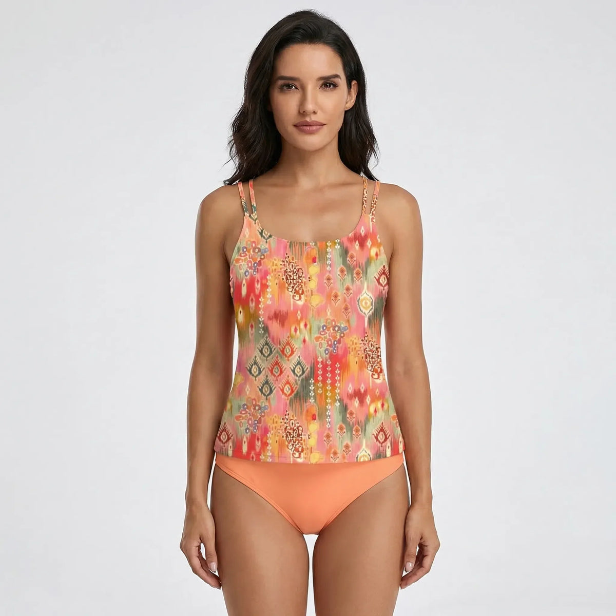 Colorful Mandala Print Swimwear