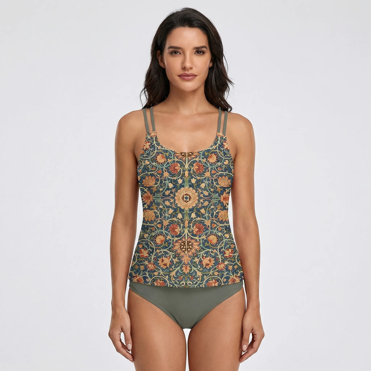 Colorful Mandala Print Swimwear