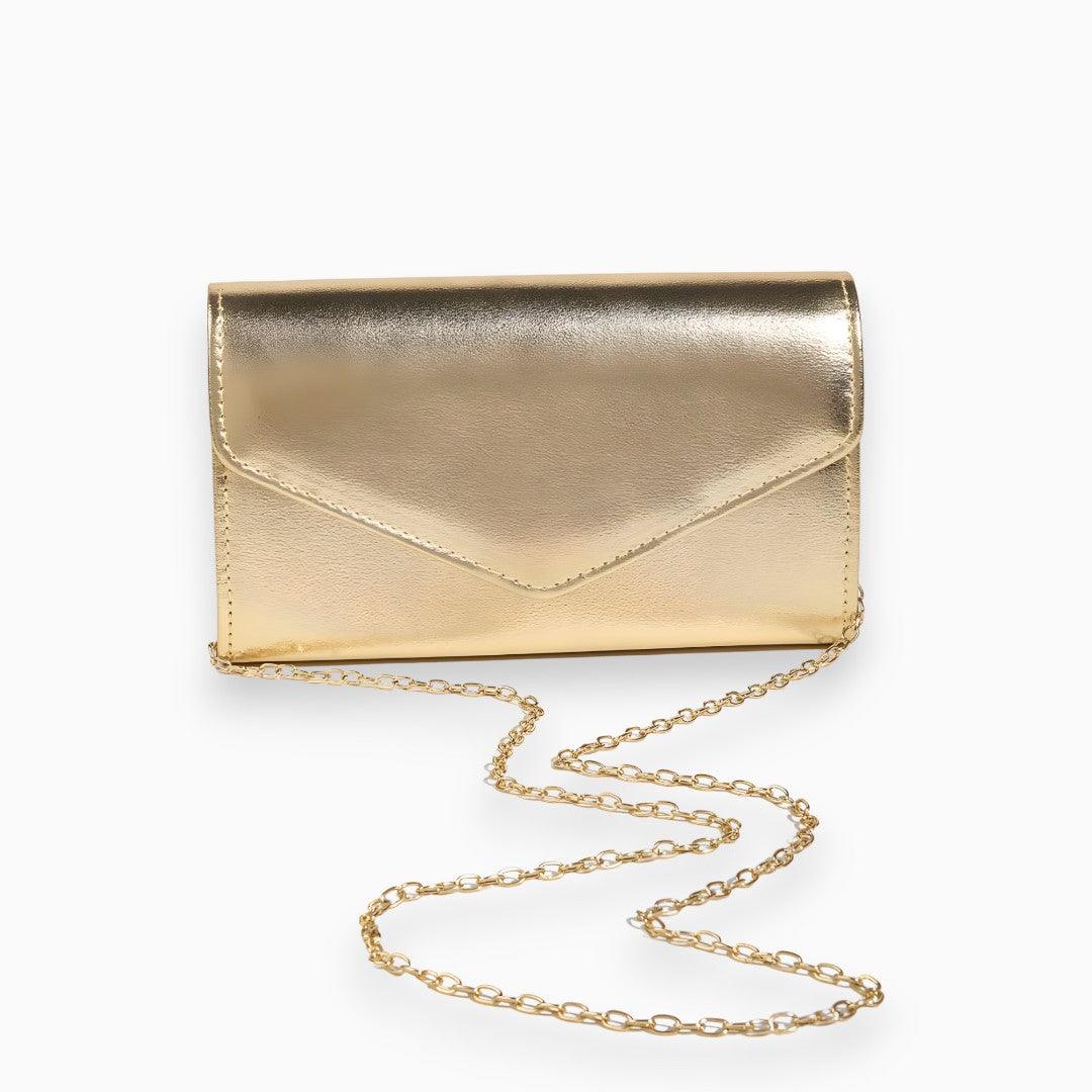 Compact Clutch with Chain Strap