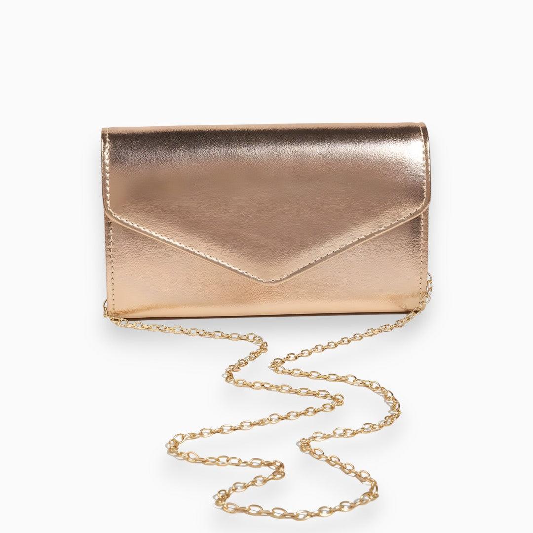 Compact Clutch with Chain Strap