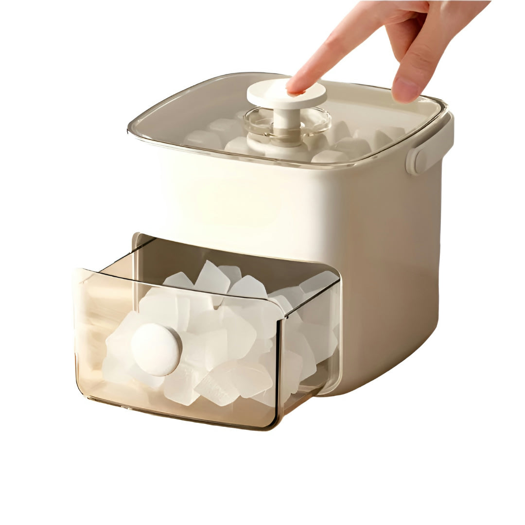 Compact Manual Kitchen Ice Cube Maker Machine