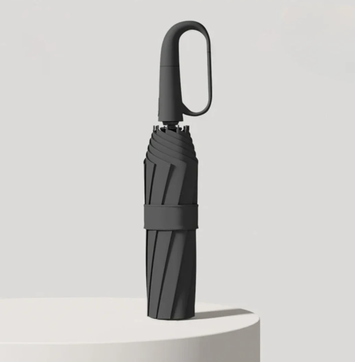 Compact Storm Umbrella with Reflective Trim