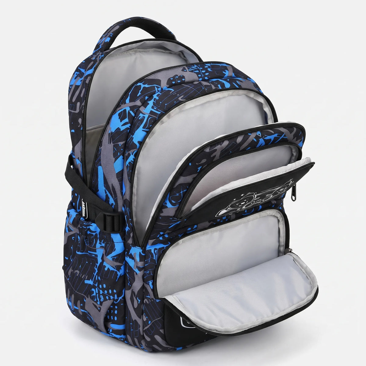 Complete Three-Piece School Backpack Set with Gaming Print - Luminoz