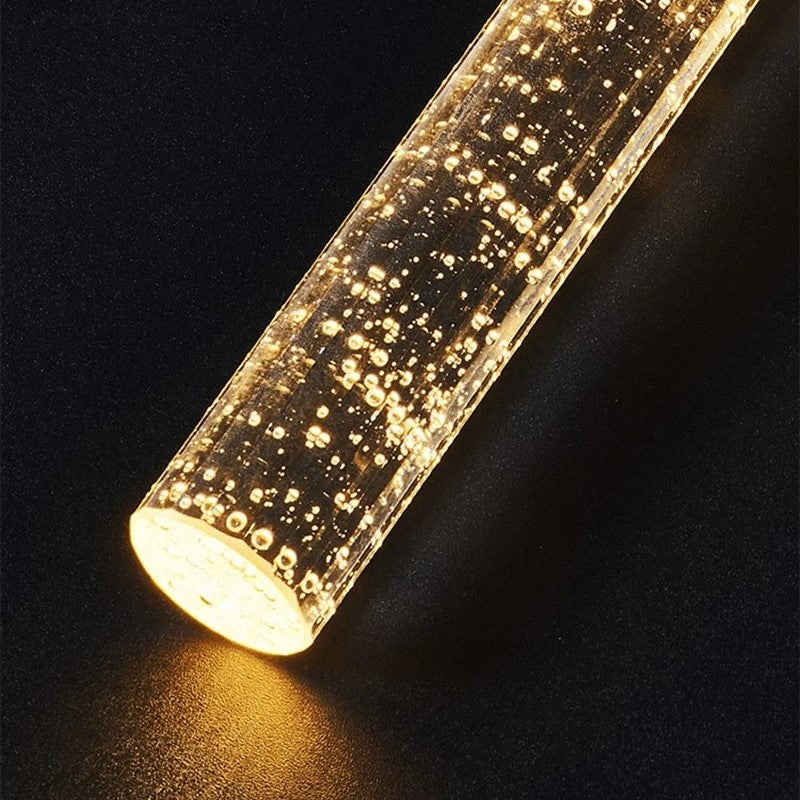 Cylindrical Glass Pendant Light