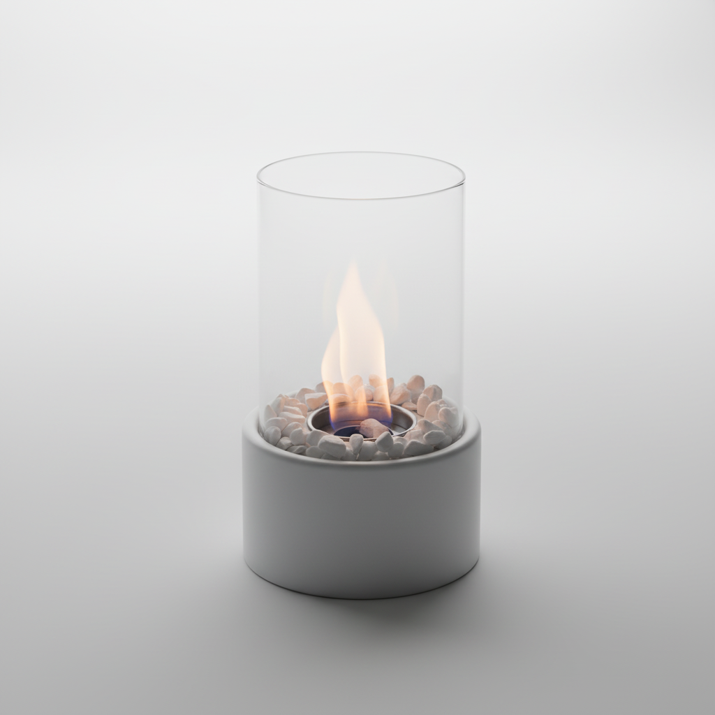 Decorative Lantern with Metal Base